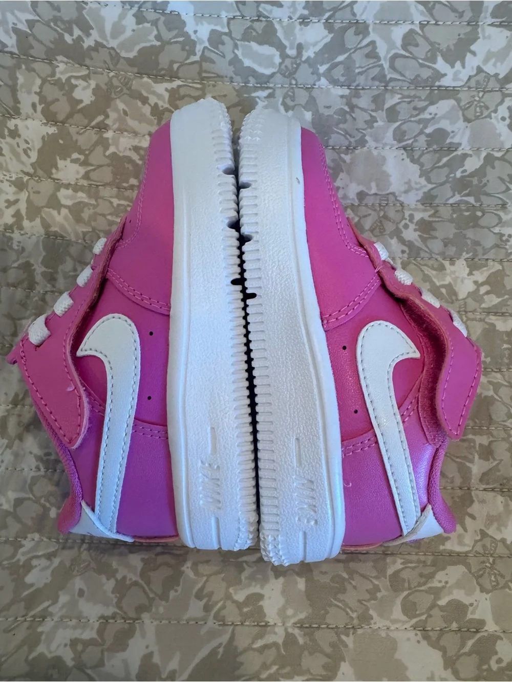 Nike Hot Pink and White Toddler Sneakers